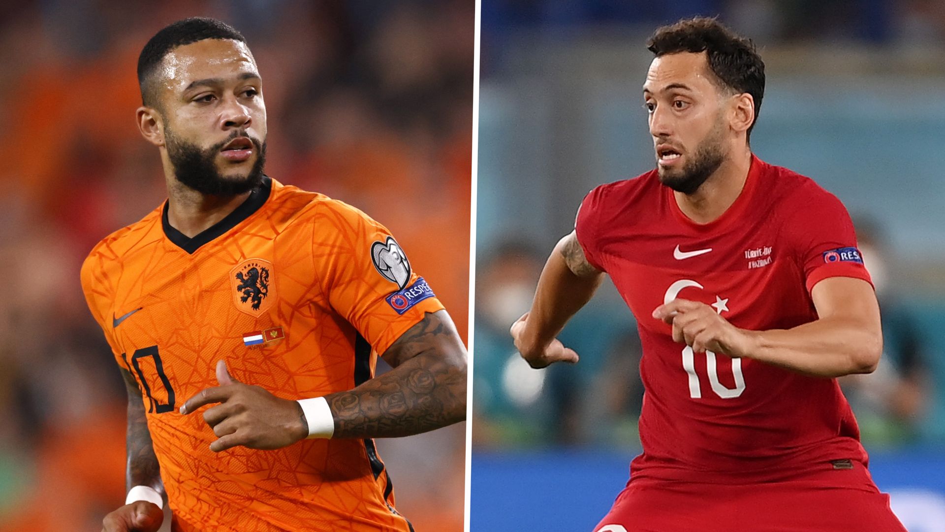 Memphis Depay Hakan Calhanoglu