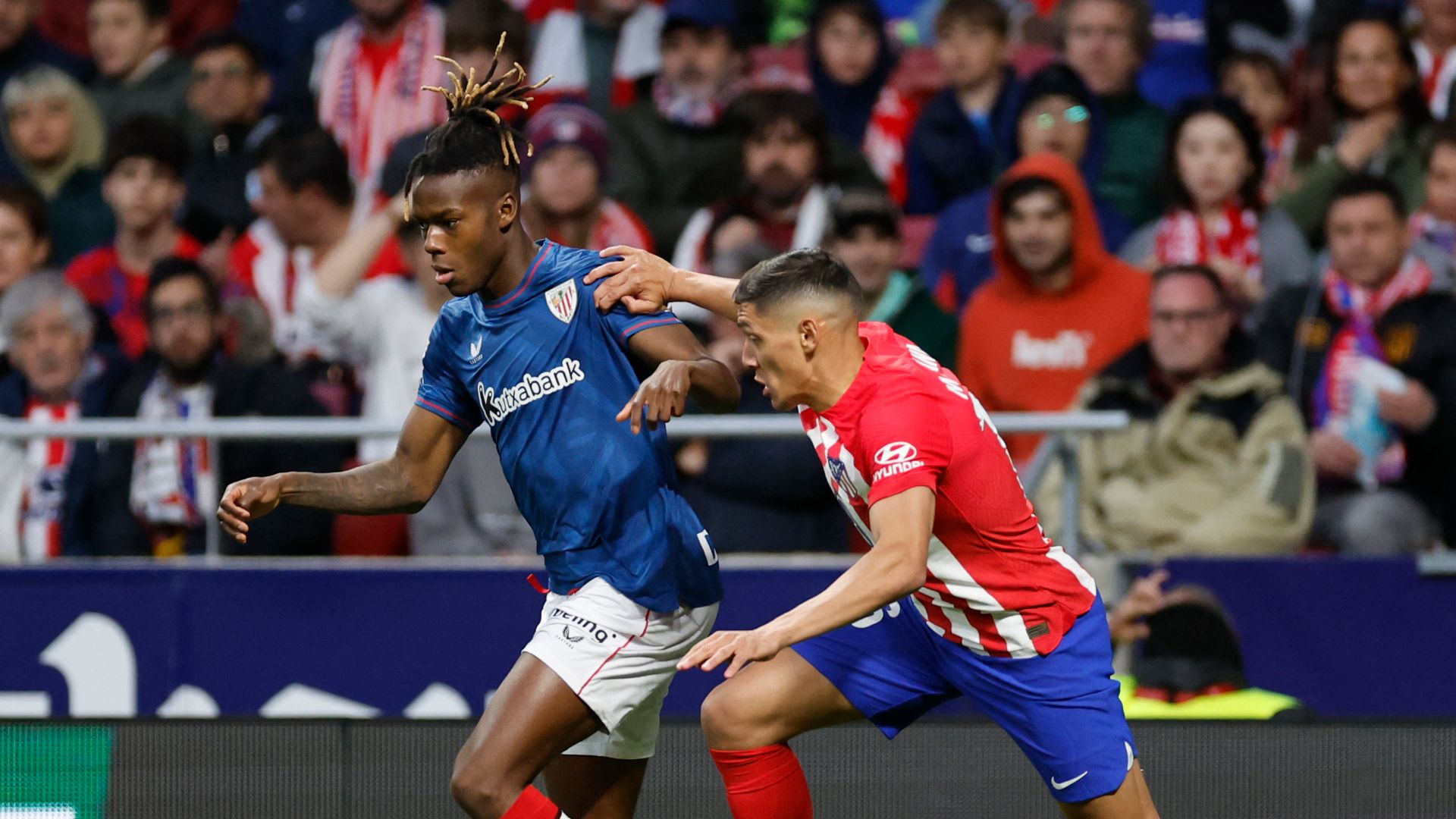 Nico Williams Nahuel Molina Atletico Madrid Athletic Club LaLiga 2024