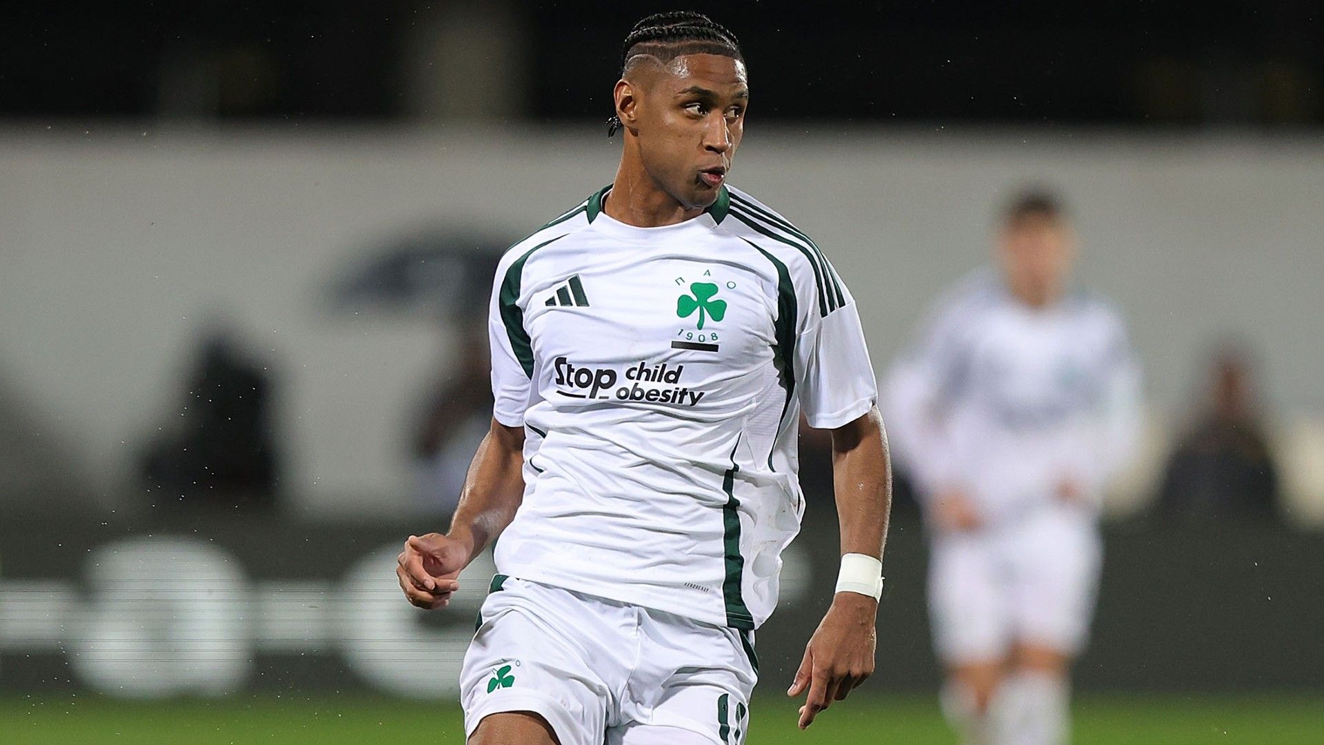 Tete of Panathinaikos FC in action 