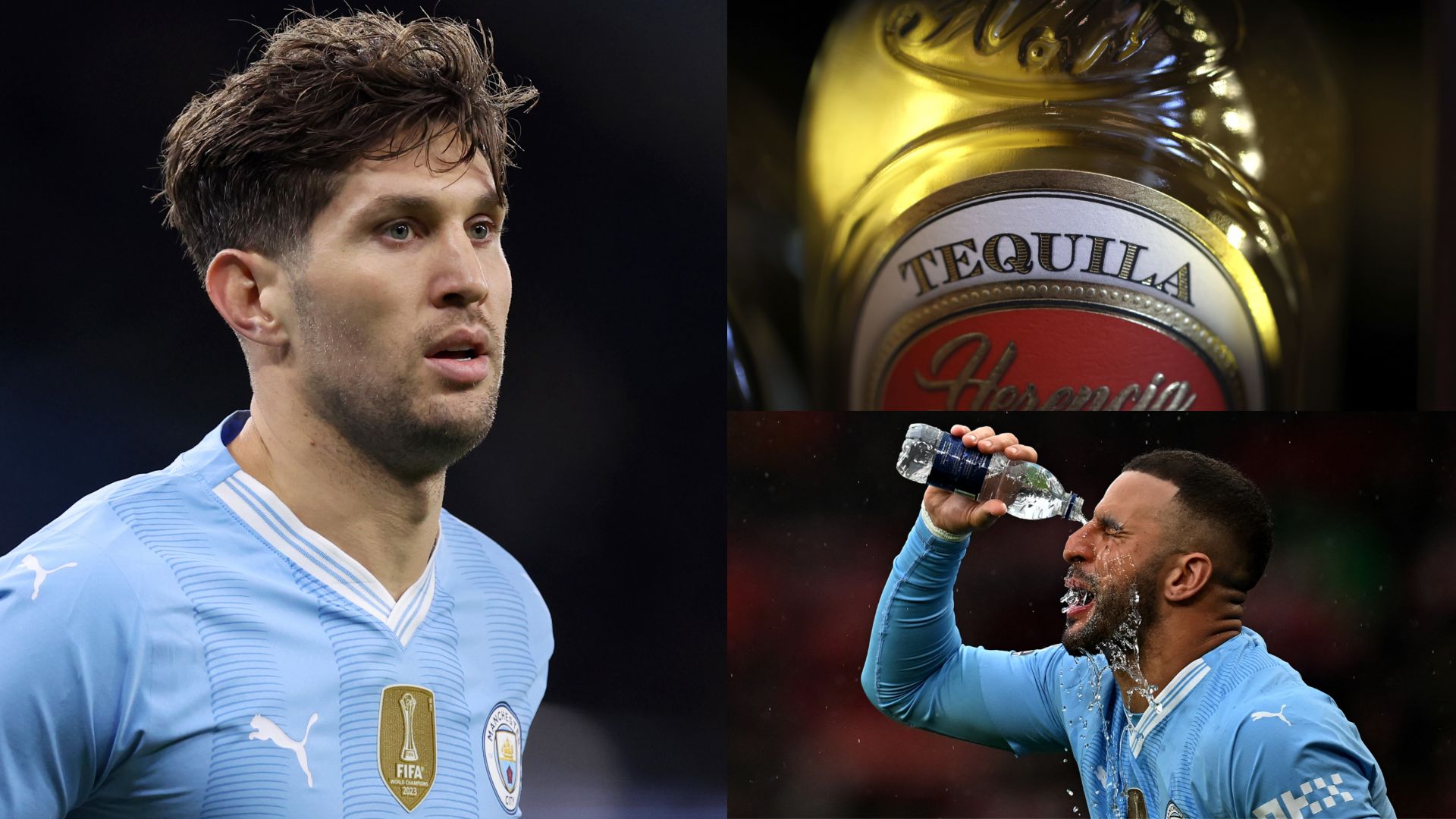 John Stones Kyle Walker Tequila