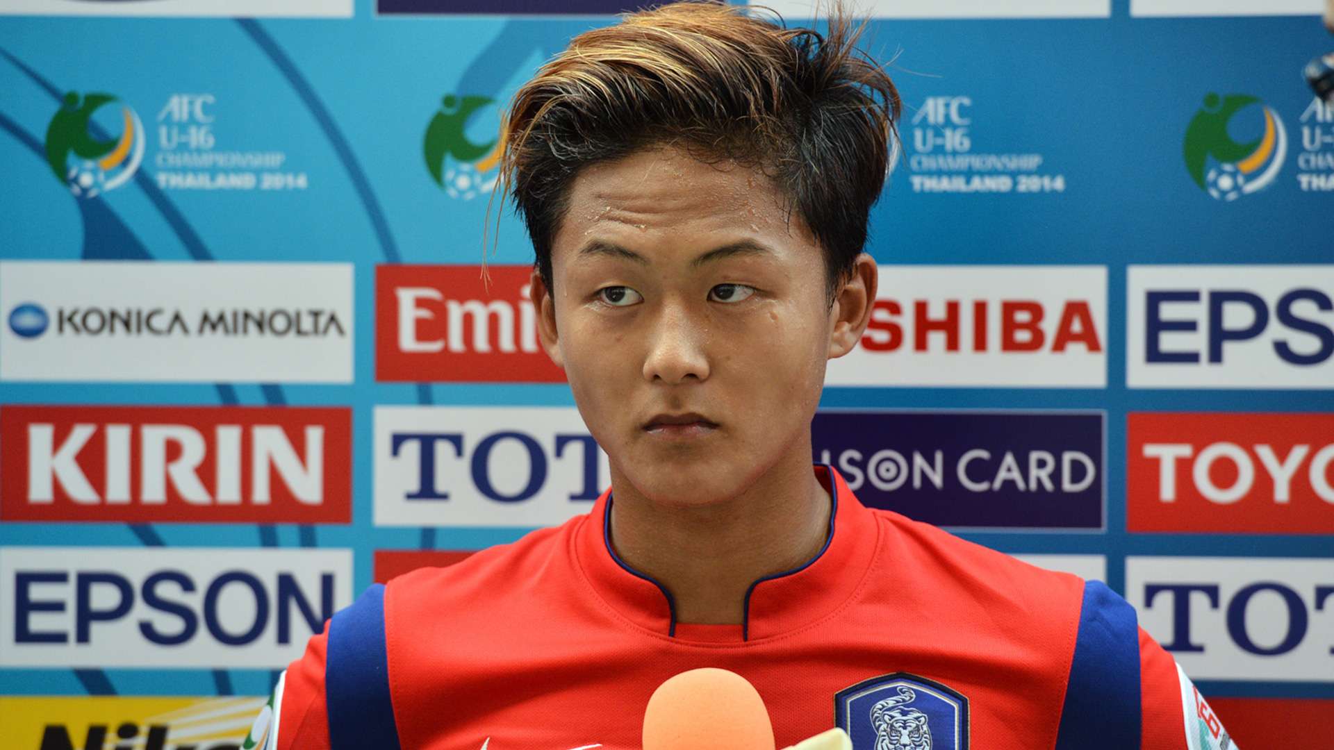 Lee Seung-Woo Korea Republic AFC U-16 Championship 14092014