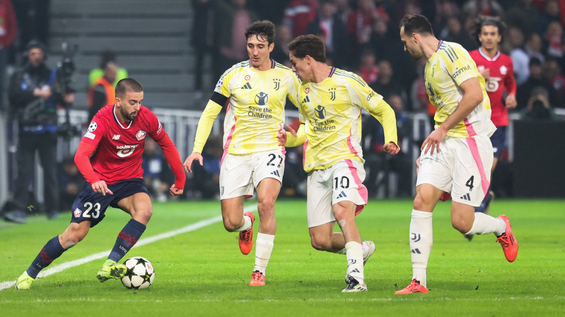 Edon Zhegrova Lille Juventus Champions League 05112024