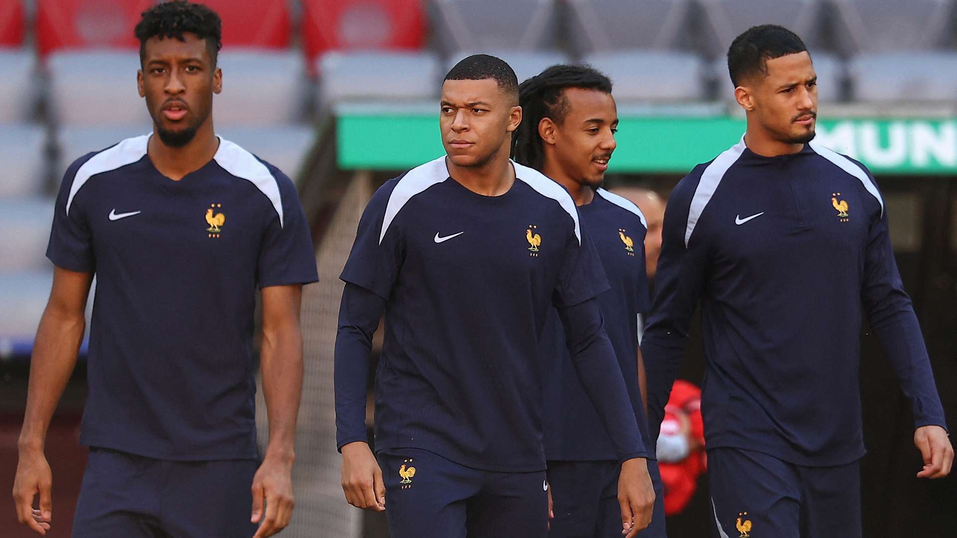 Kylian Mbappe France training