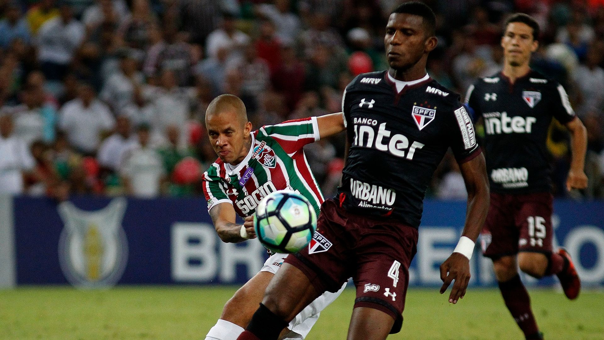Marcos Junior Robert Arboleda Fluminense Sao Paulo Brasileirao Serie A 18102017