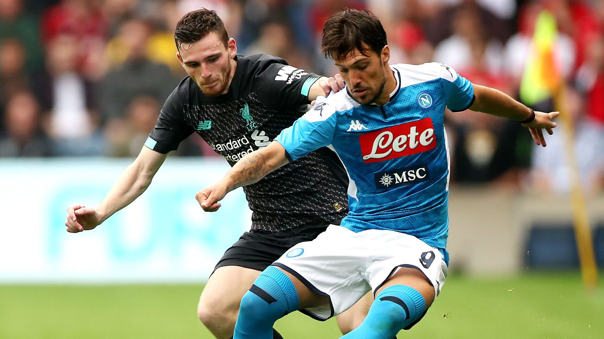 Andy Robertson Simone Verdi Liverpool Napoli