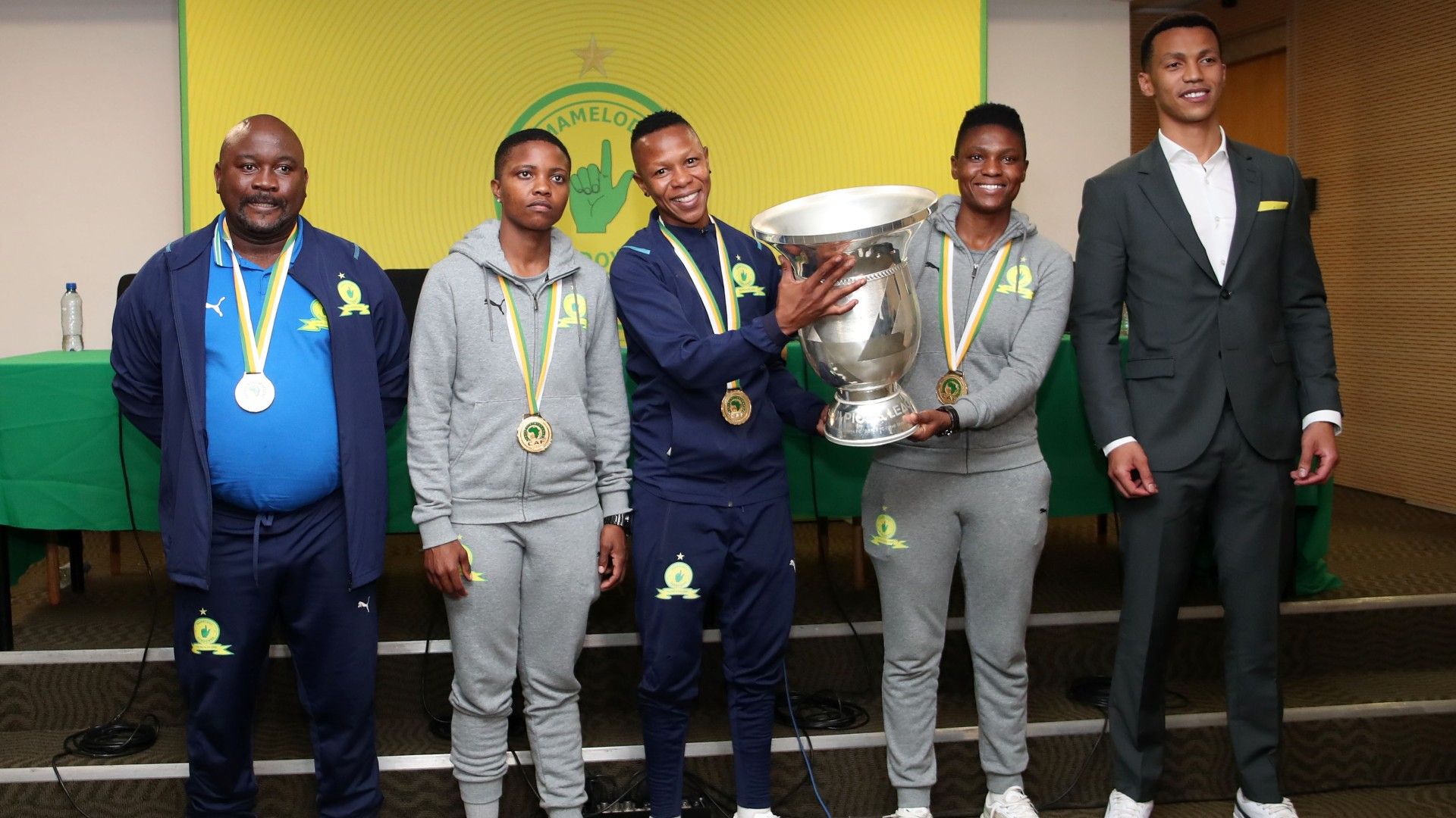 Jerry Tshabalala, Anges Nkosi, Bambanani Mbane, Zanele Nhlapho & Tlhopie Motsepe, Mamelodi Sundowns, 2021