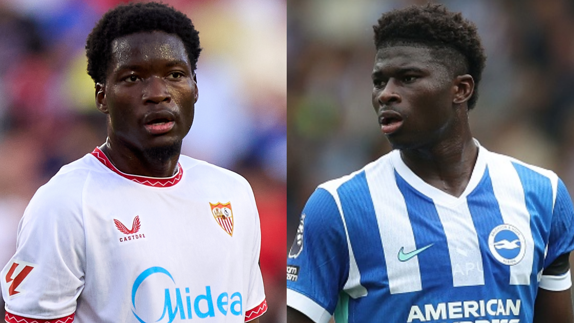 Lucien Agoume Carlos Baleba Manchester United 2025