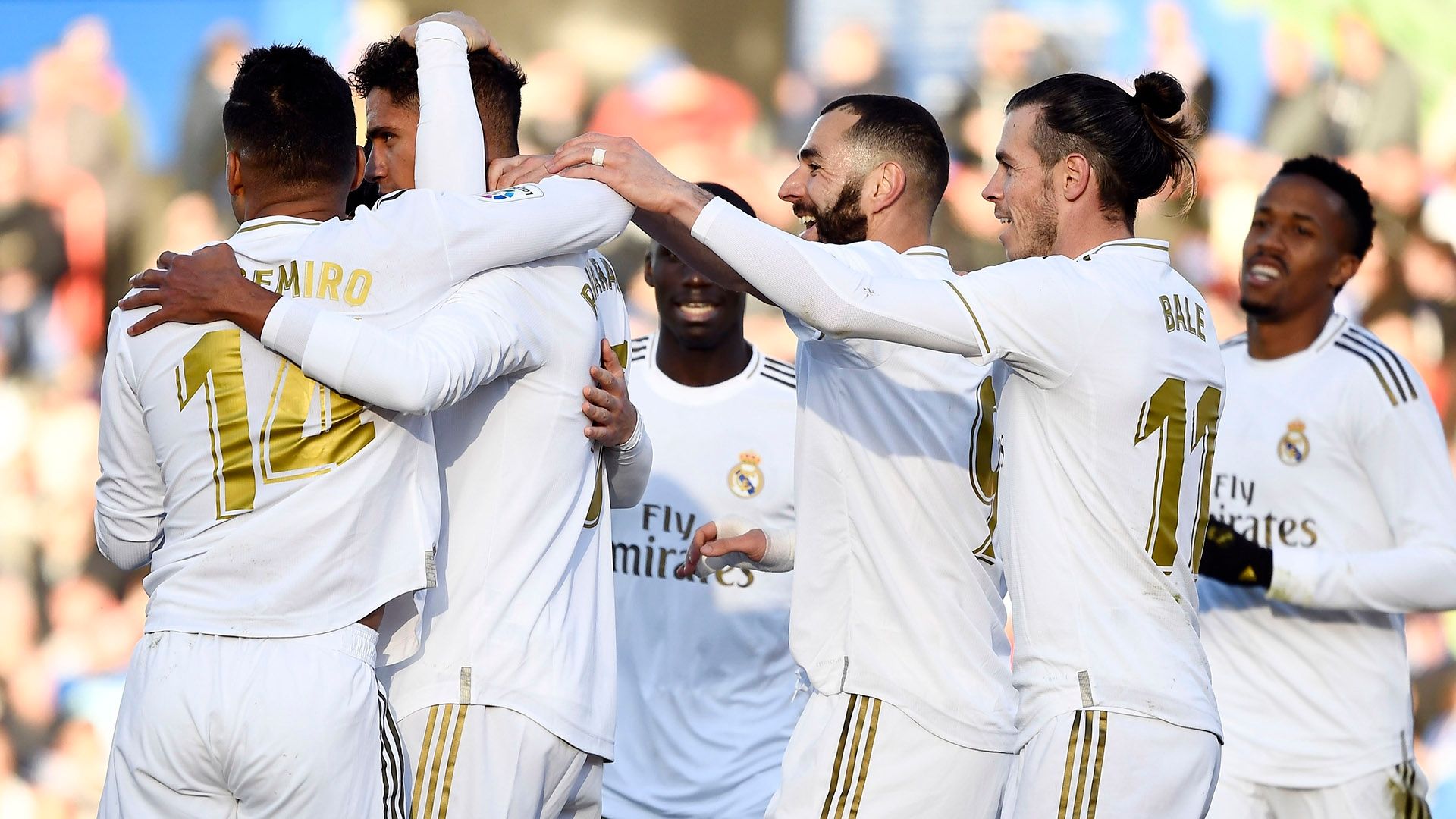 Raphael Varane Real Madrid Celebrating