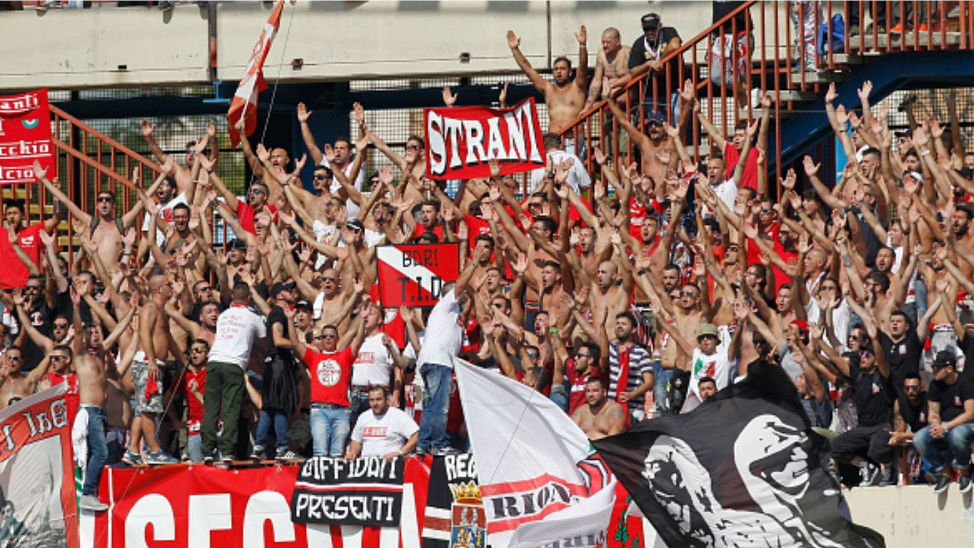 Bari supporters Serie B
