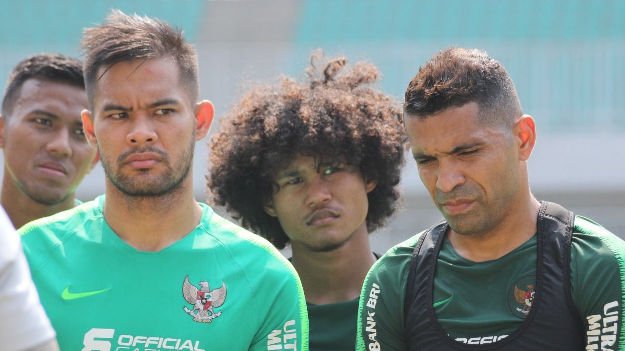 Timnas Indonesia latihan - Andritany Ardhiyasa Bagus Kahfi Beto 08232019