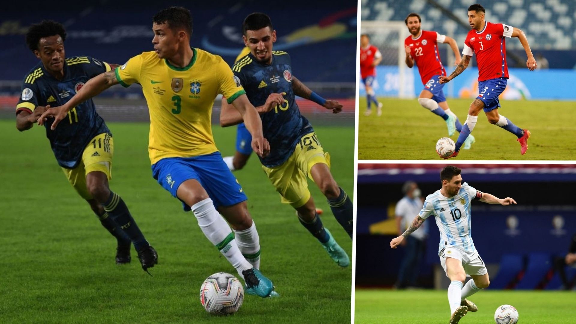 Los clasificados a cuartos de final de copa américa 2021