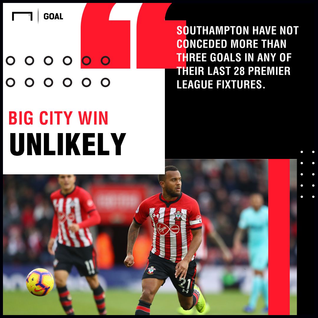 Man City Southampton graphic