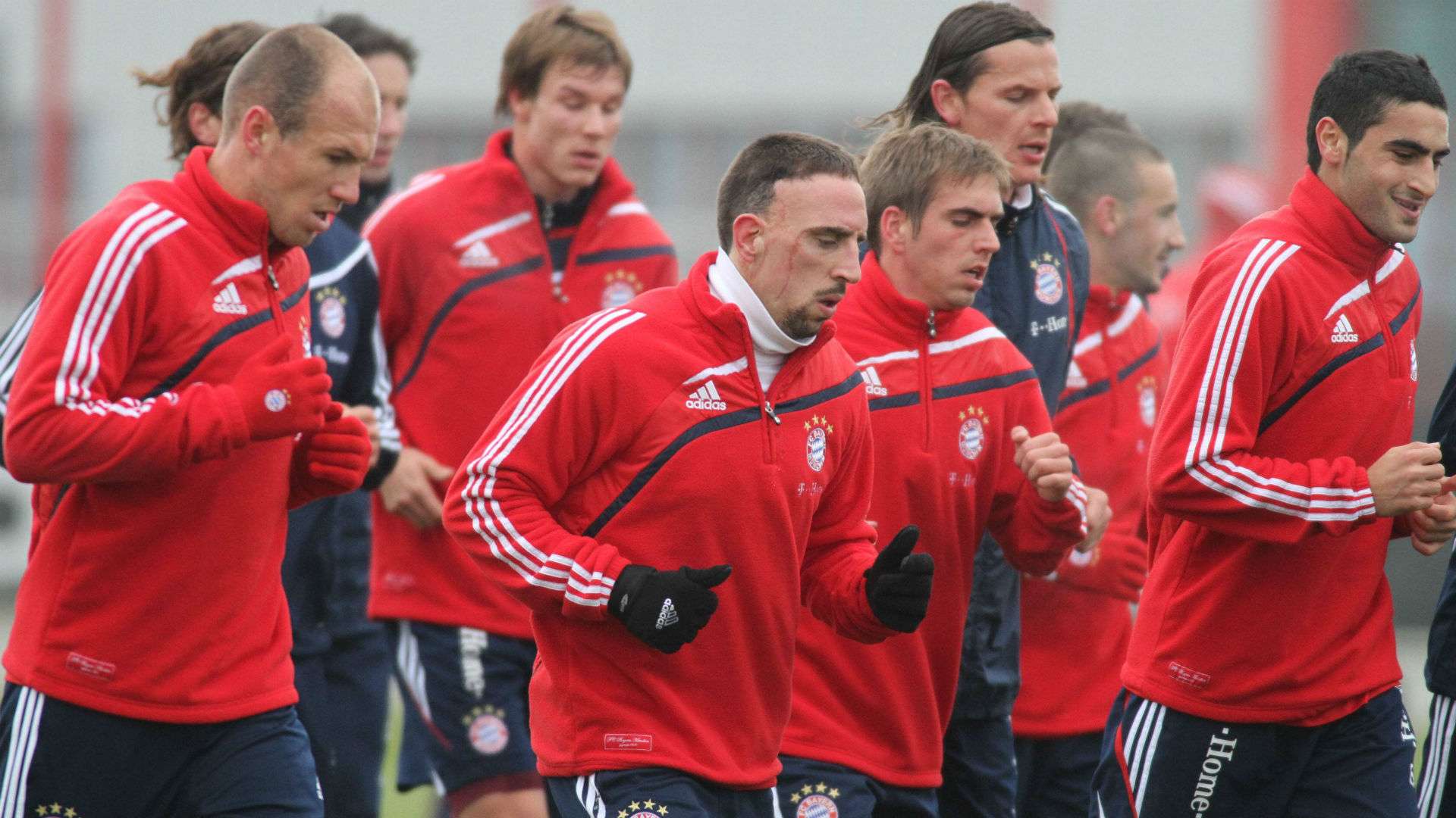 GERMANY ONLY Robben Ribery Lahm Ekici FC Bayern 2010