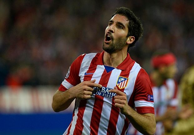 Raul Garcia Atletico Madrid AC Milan Champions League 03112014