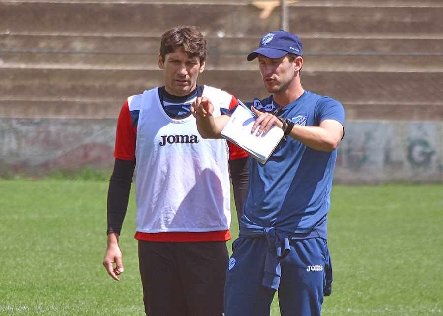 Ronald Raldes con Beñat San José