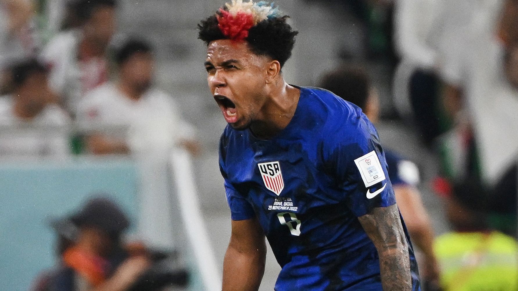 Weston McKennie USMNT Iran 2022 World Cup