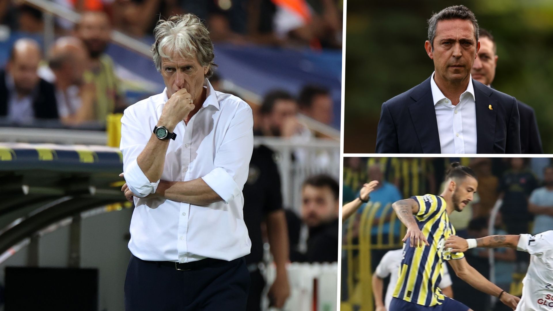 Jorge Jesus & Ali Koç & Gustavo Henrique