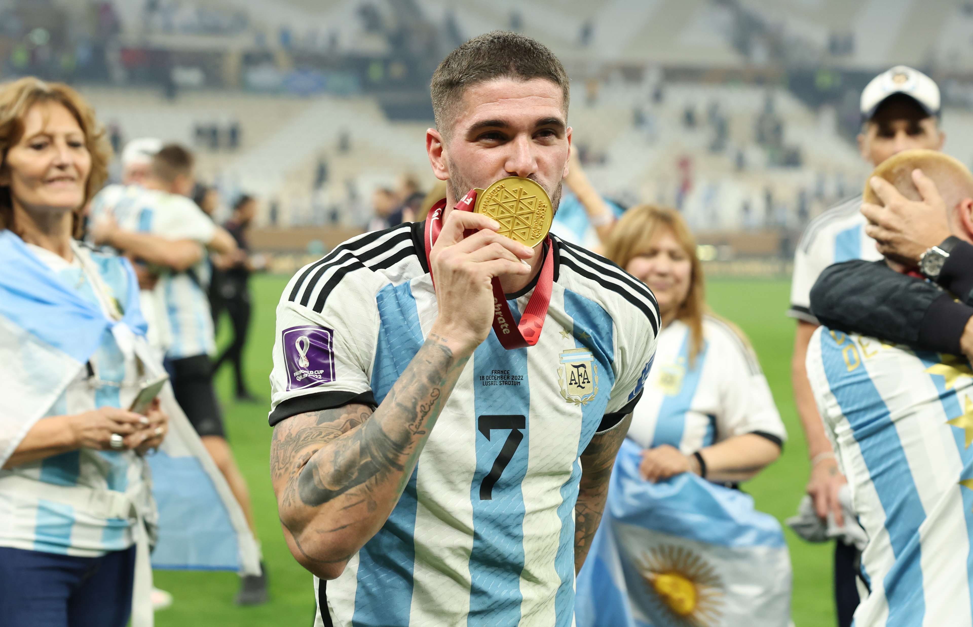 Rodrigo de Paul World Cup 2022 medal