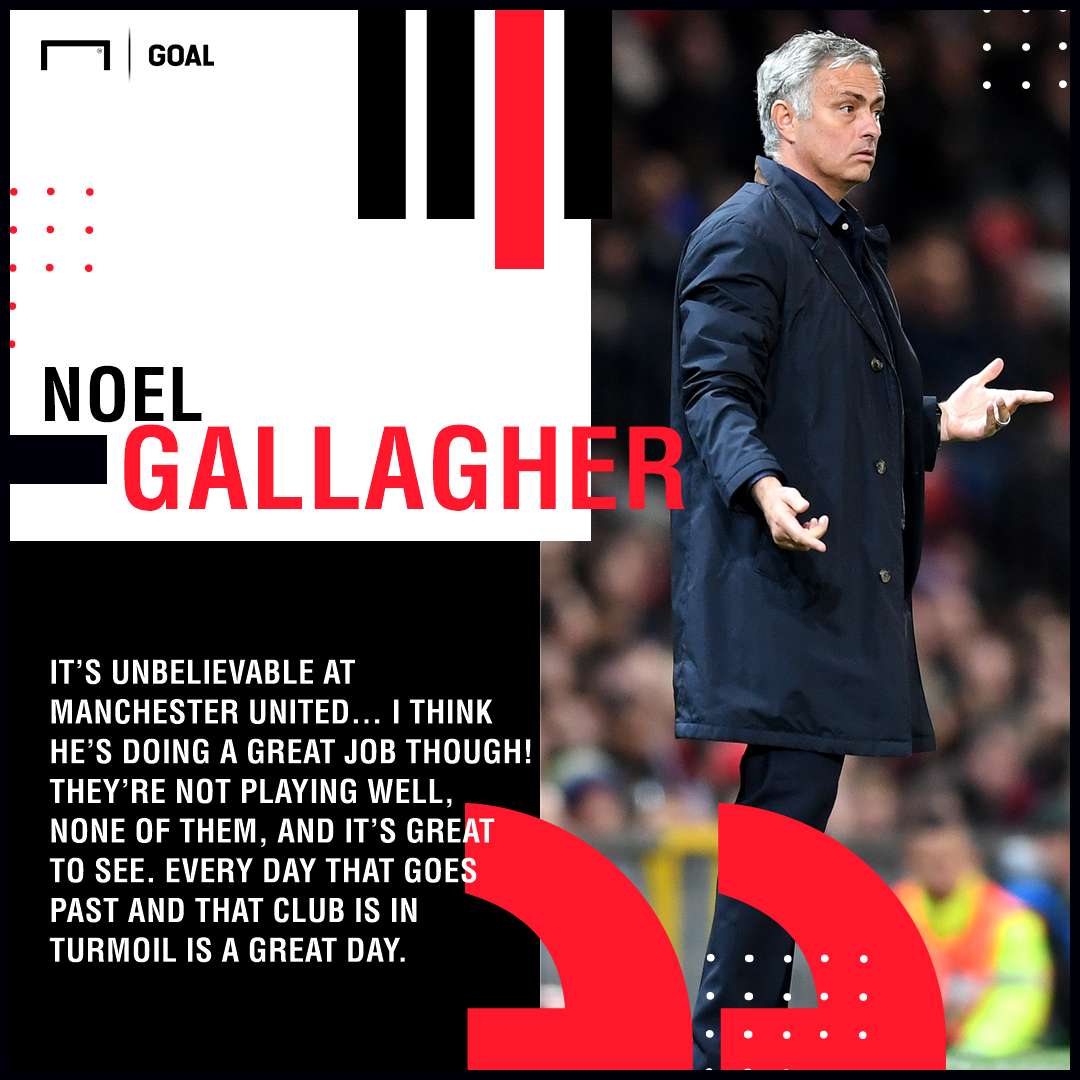 Jose Mourinho doing a great job Noel Gallagher