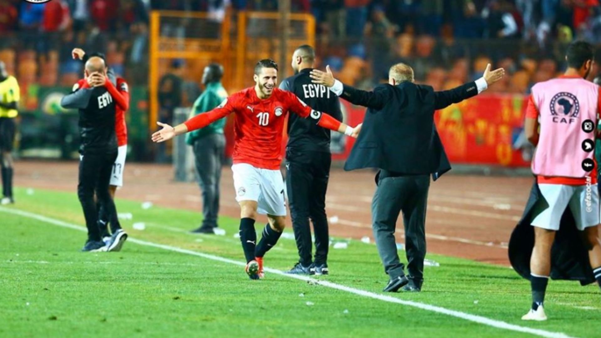 رمضان صبحي - شوقي غريب - منتخب مصر الأولمبي