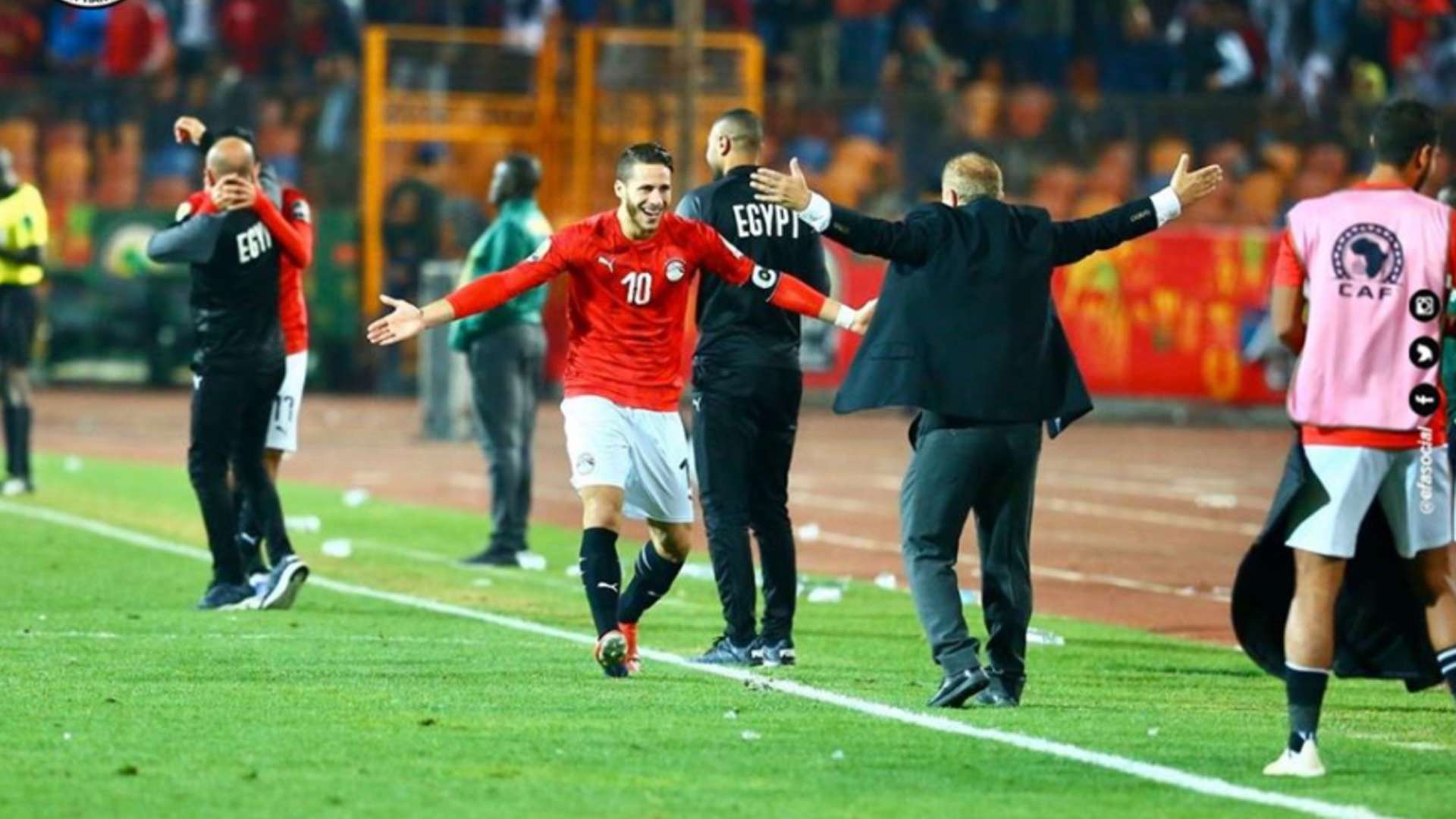 رمضان صبحي - شوقي غريب - منتخب مصر الأولمبي