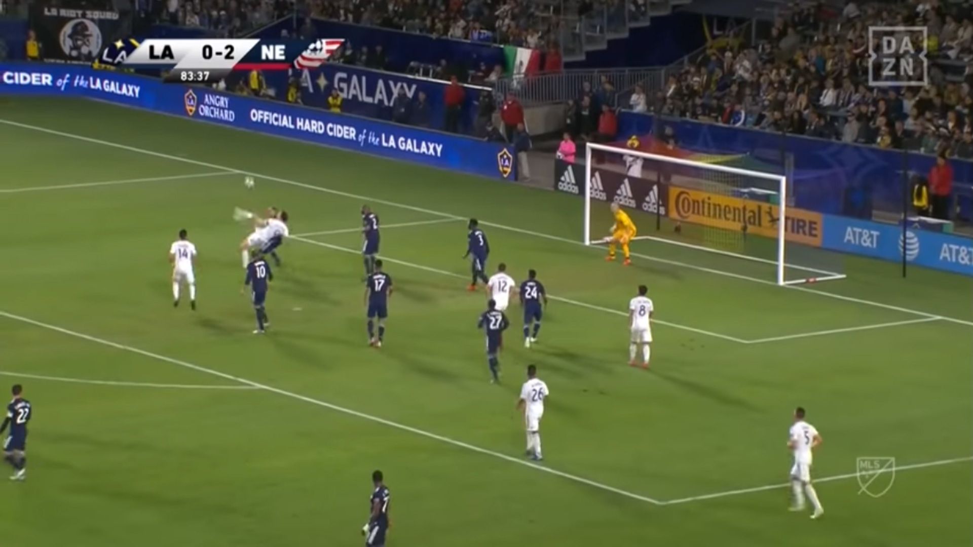 Zlatan Ibrahimovic LA Galaxy New England