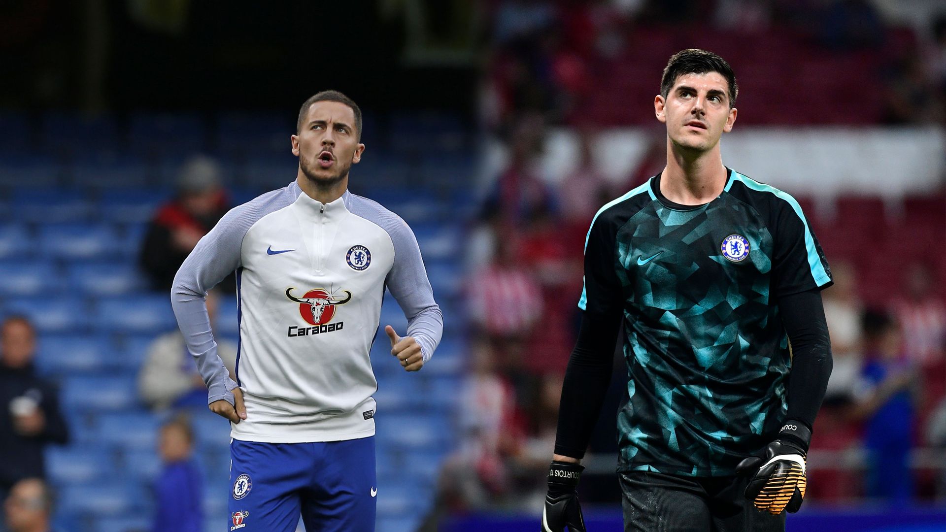 Thibaut Courtois Eden Hazard