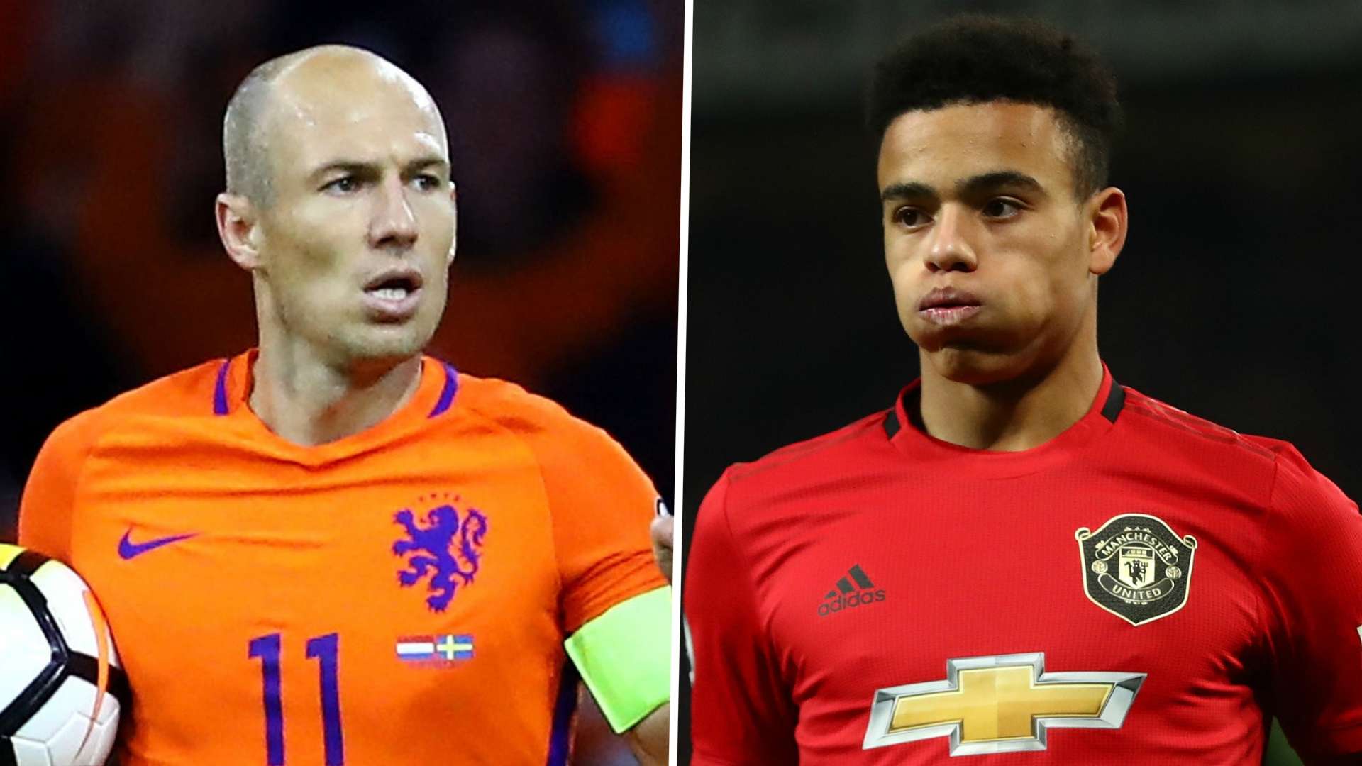 Arjen Robben Mason Greenwood Manchester United 2019-20