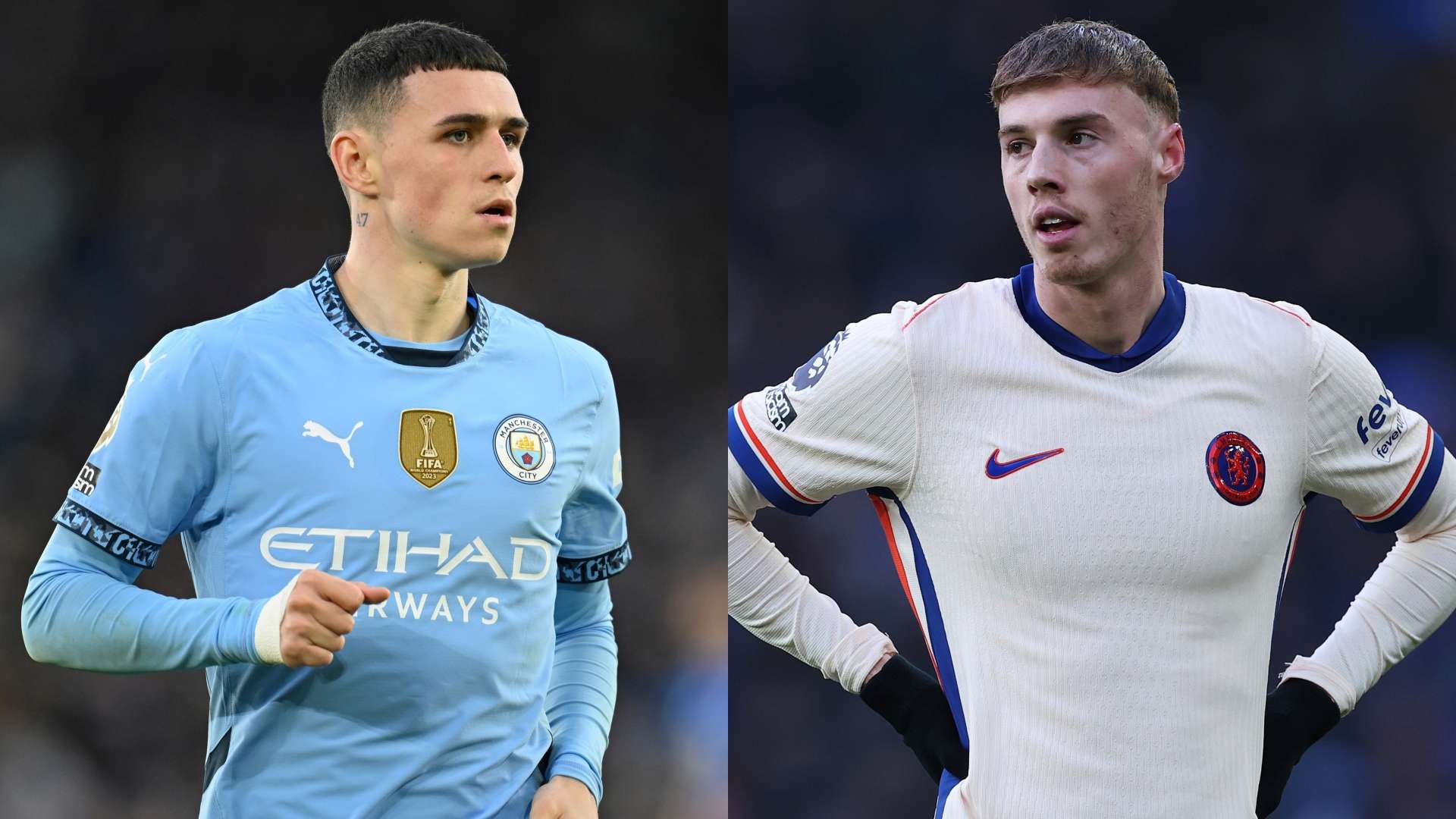 Phil Foden Man City Cole Palmer Chelsea