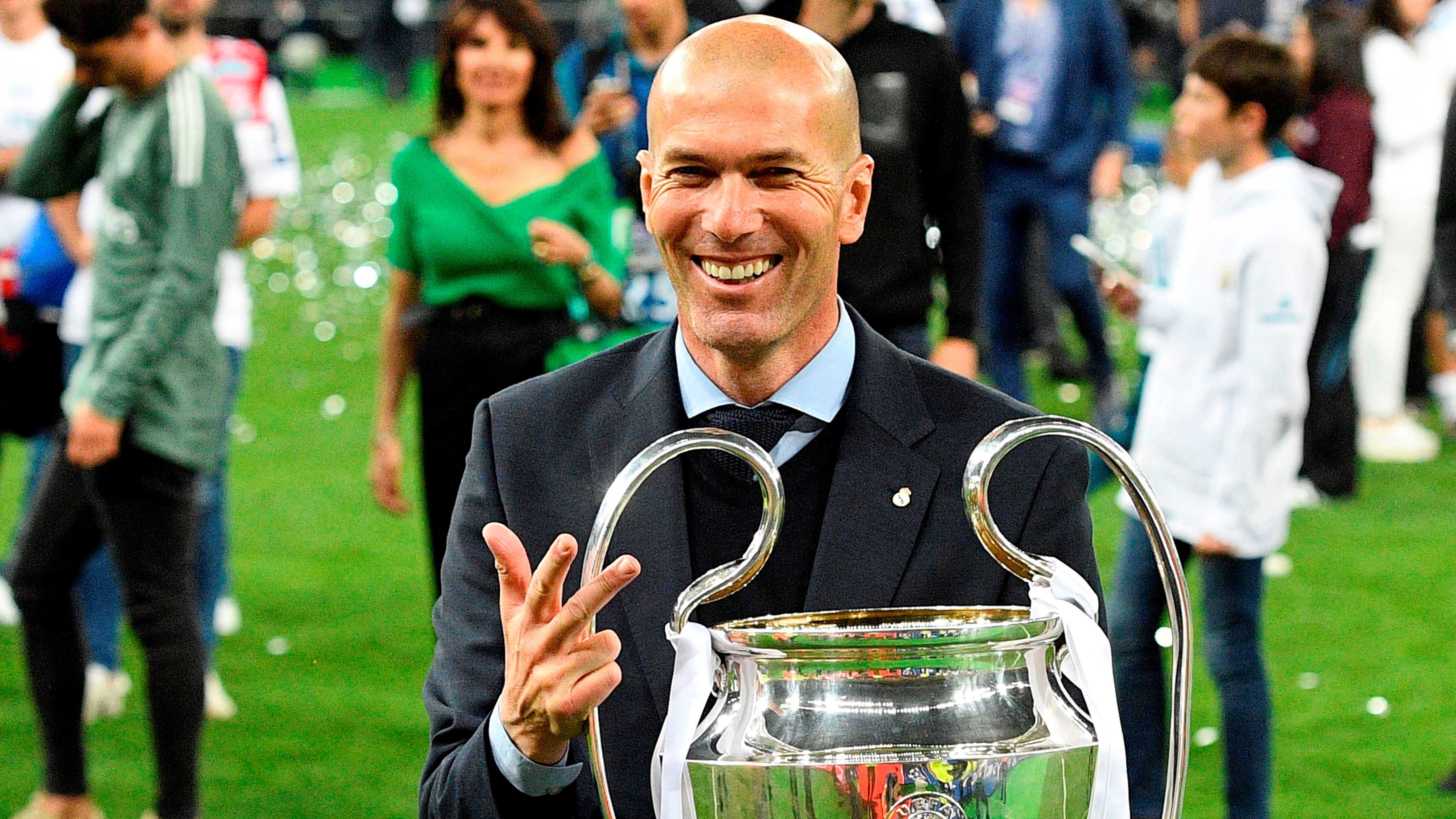 Zinedine Zidane Real Madrid UCL