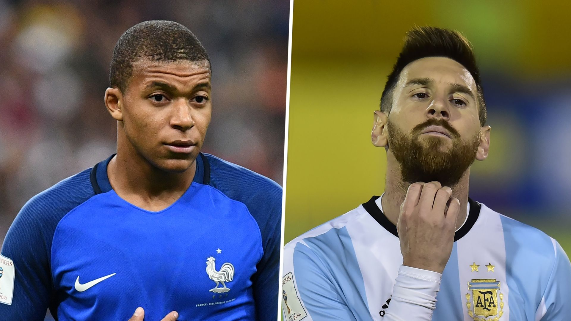 Kylian Mbappe Lionel Messi