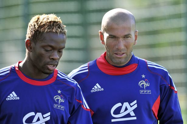 Louis Saha Zinedine Zidane