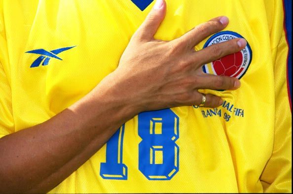 Camiseta Colombia 1998