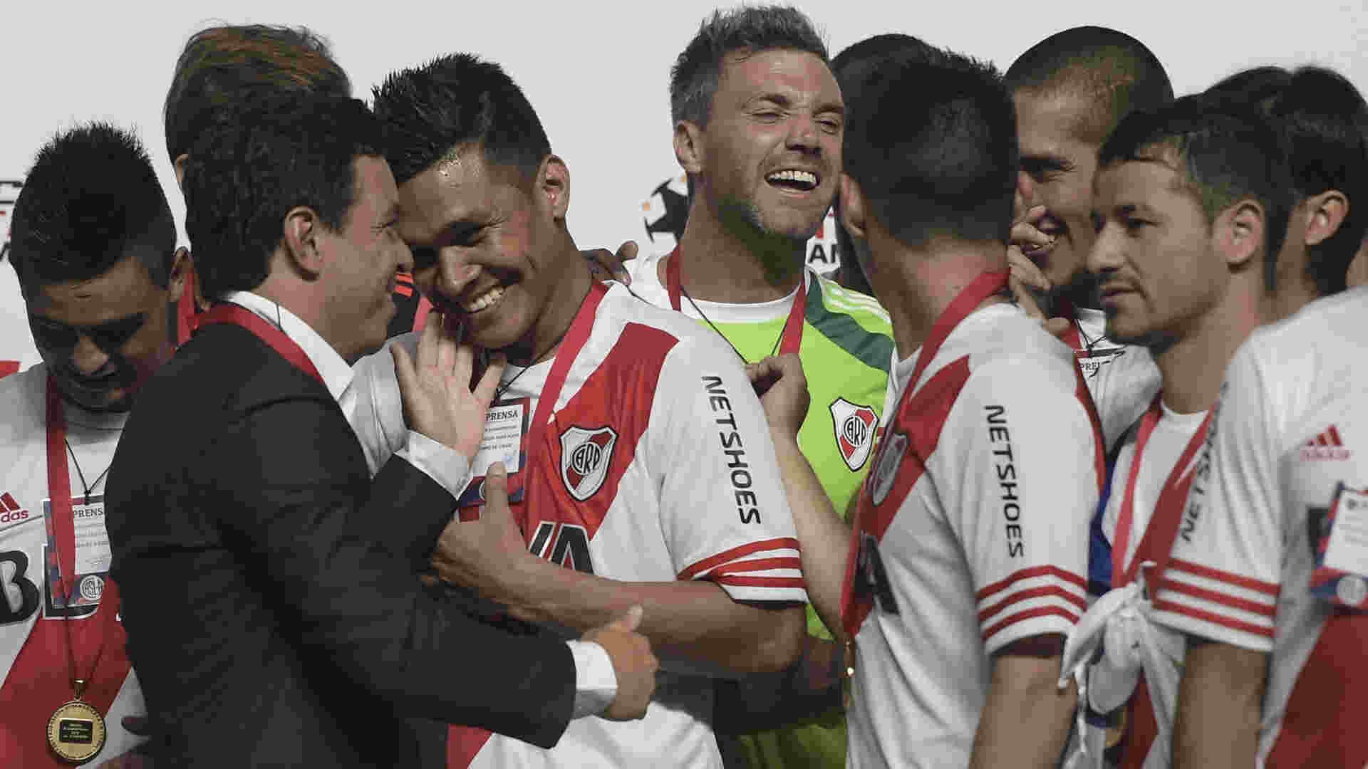 Marcelo Gallardo River Plate Recopa Sudamericana Nuevo Gasometro Buenos Aires 11022015