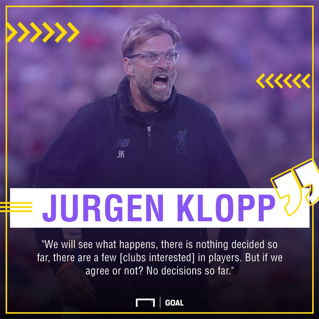 Jurgen Klopp Liverpool January sales