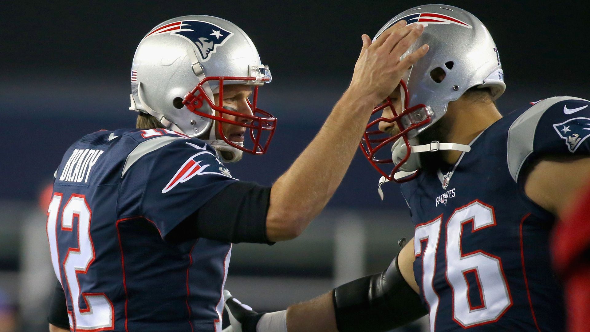 Tom Brady Sebastian Vollmer New England Patriots 22112015