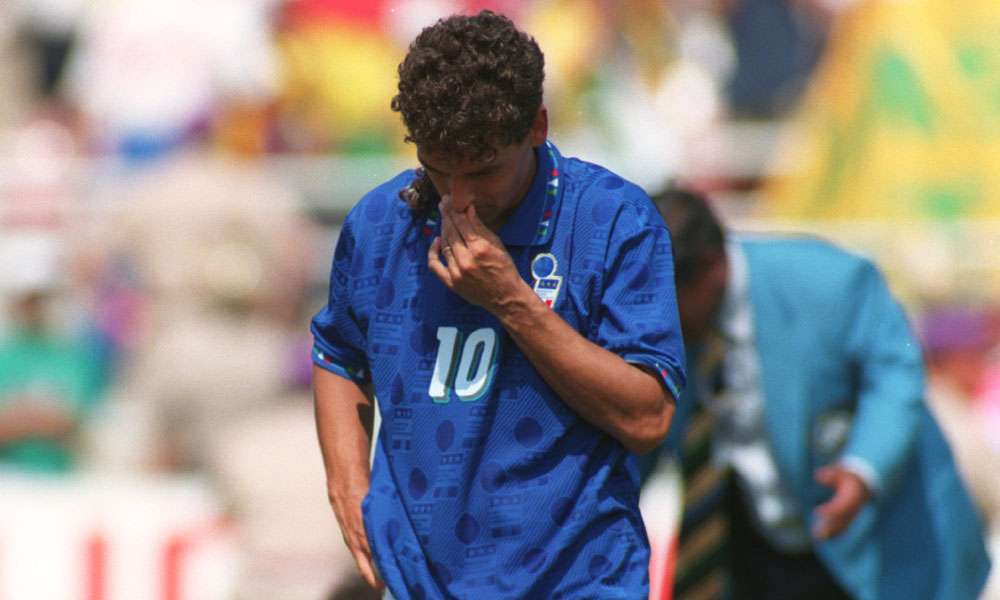 Roberto Baggio Italy Brazil World Cup 1994