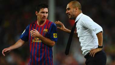 Pep Guardiola Lionel Messi