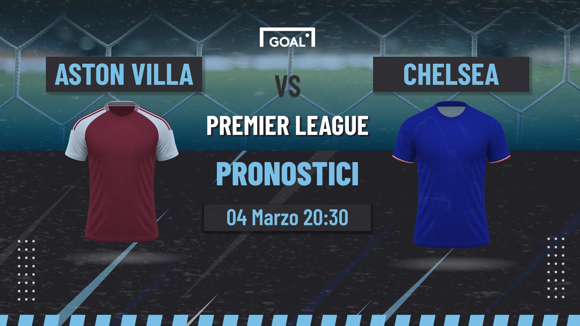 Pronostici Aston Villa vs Chelsea