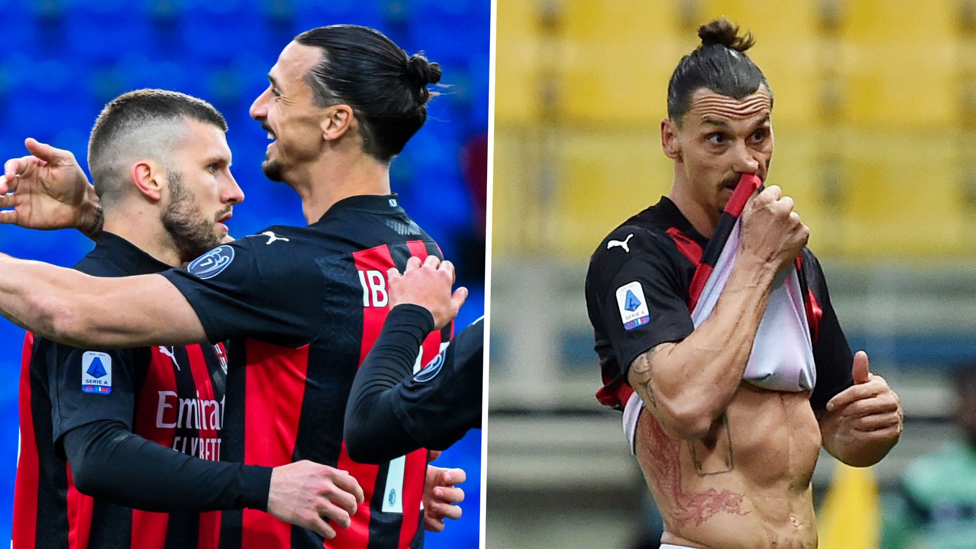 Zlatan Ibrahimovic Milan Parma