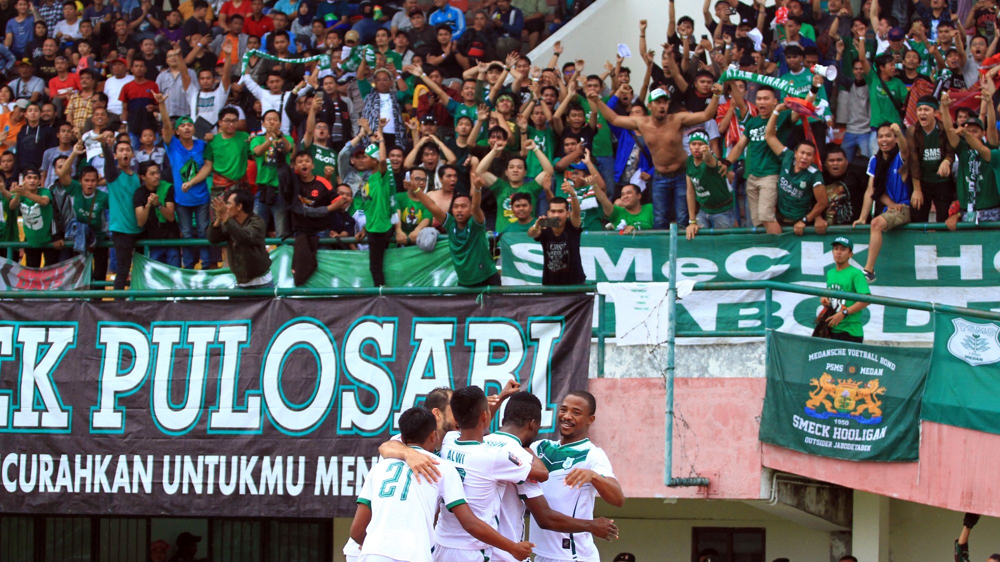 Selebrasi PSMS Medan
