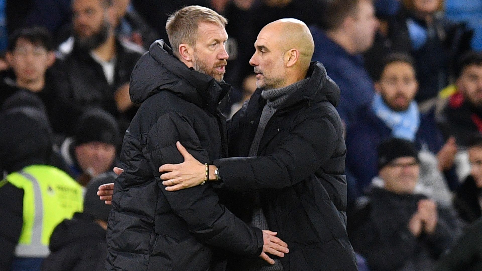 Graham Potter Pep Guardiola Chelsea Manchester City 2022-23