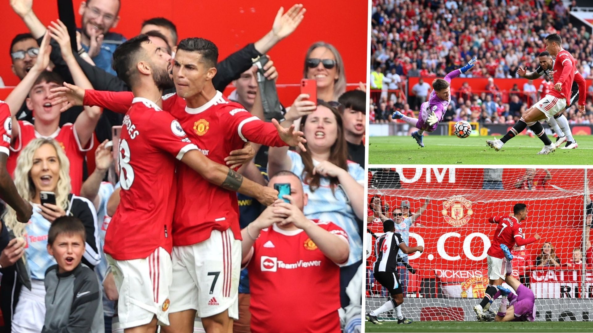 Cristiano Ronaldo Manchester United vs Newcastle