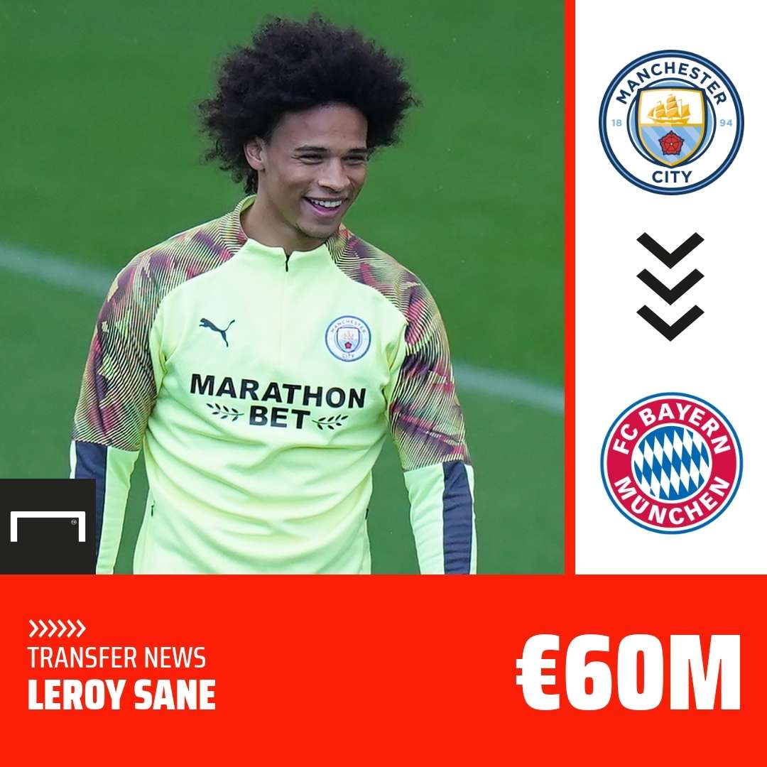 Leroy Sane Manchester City Bayern Munich Transfer GFX