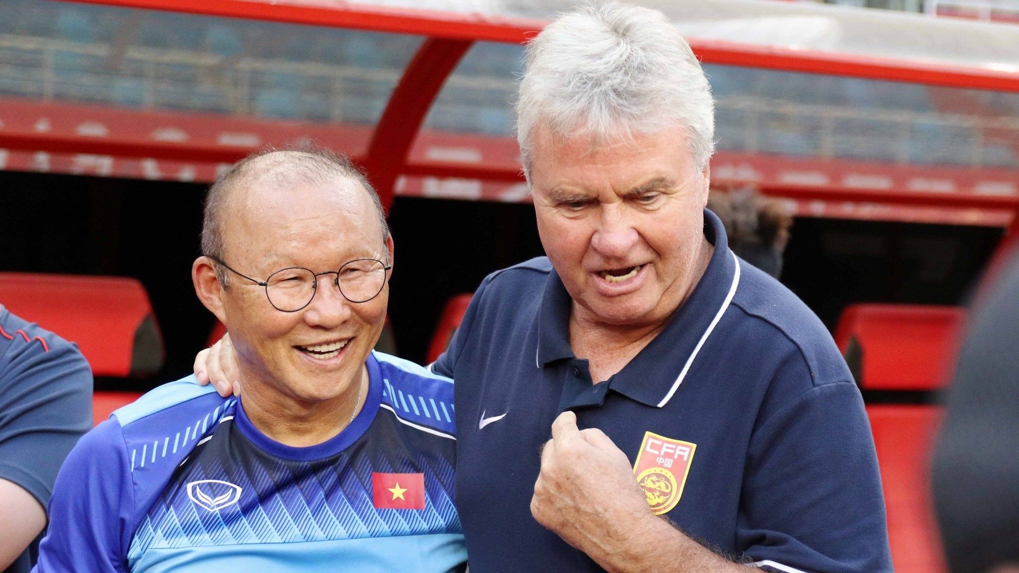 Park Hang Seo Guus Hiddink U22 Vietnam vs U22 China Friendly Match