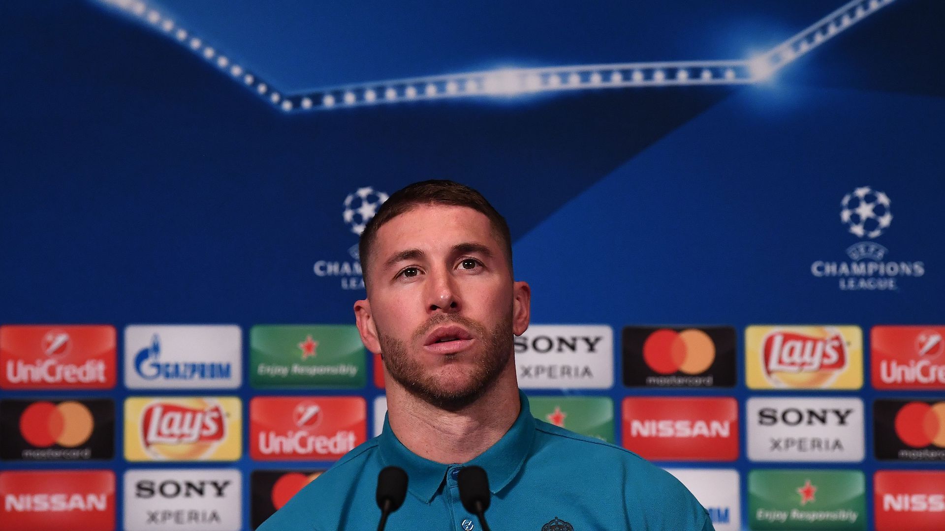 Sergio Ramos PSG Real Madrid UEFA Champions League press conference