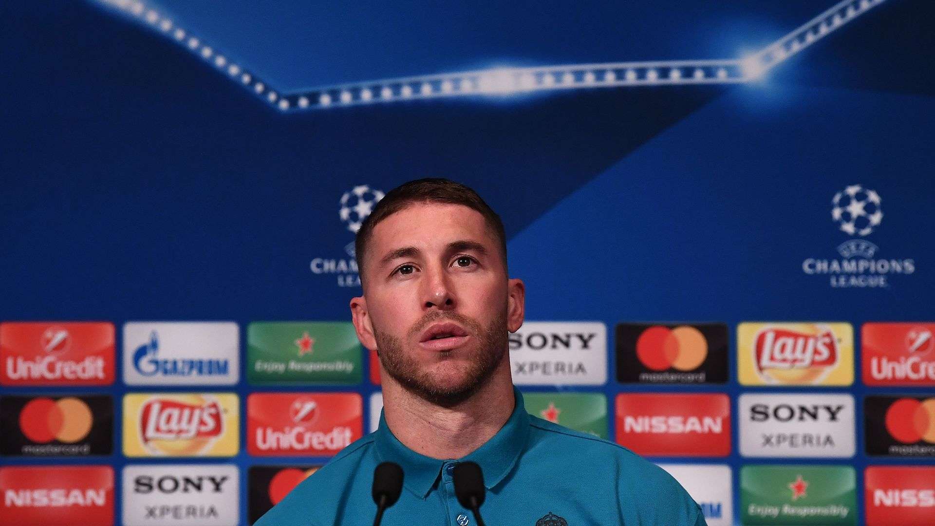 Sergio Ramos PSG Real Madrid UEFA Champions League press conference