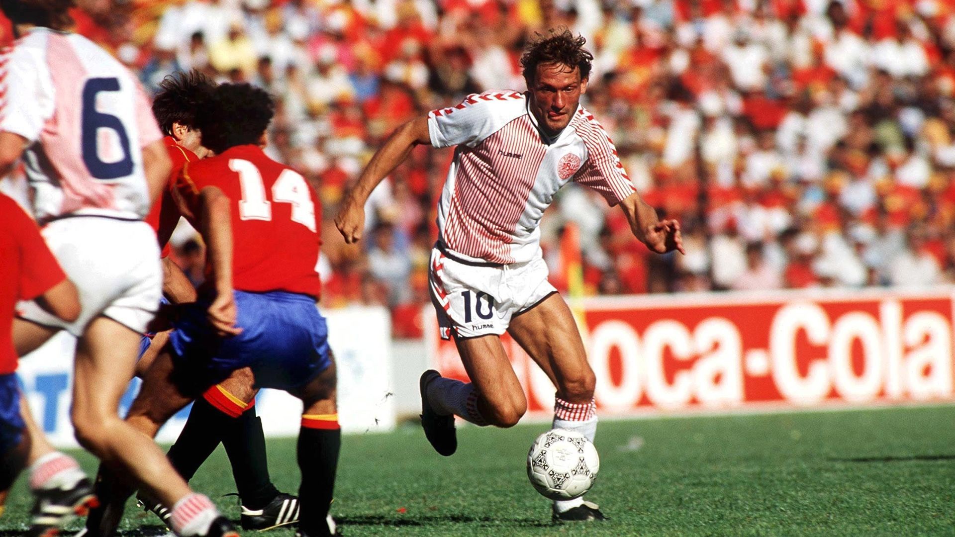 Denmark 1986 jersey