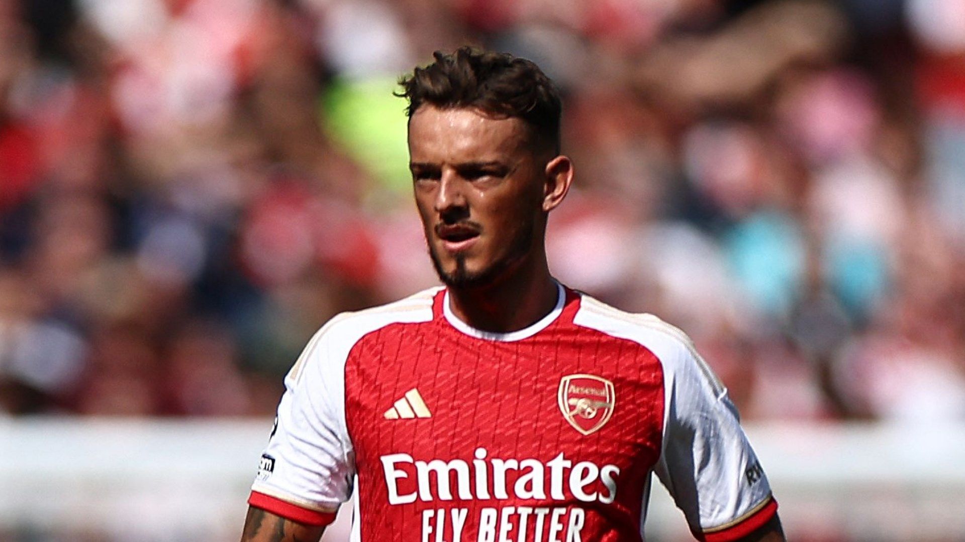 Ben White Arsenal v Fulham