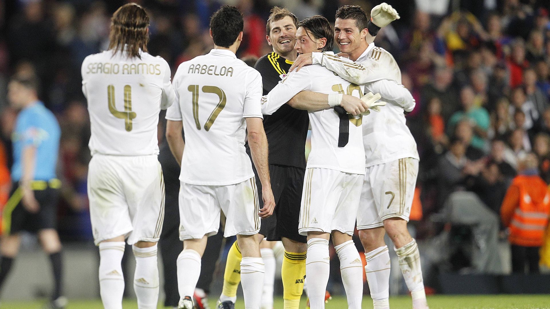 ONLY GERMANY Iker Casillas Mesut Ozil Real Madrid 2012